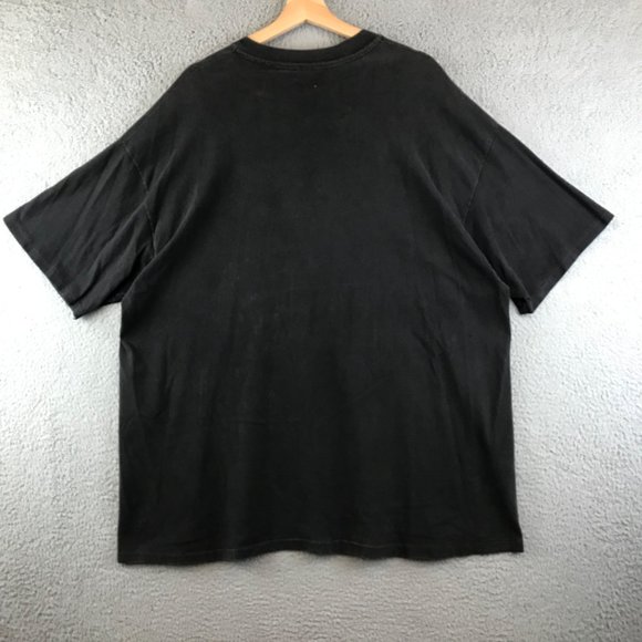 Vintage 90s Rodfathers T Shirt Ford Deluxe Sedan Black  Single Stitch USA - Picture 2 of 6